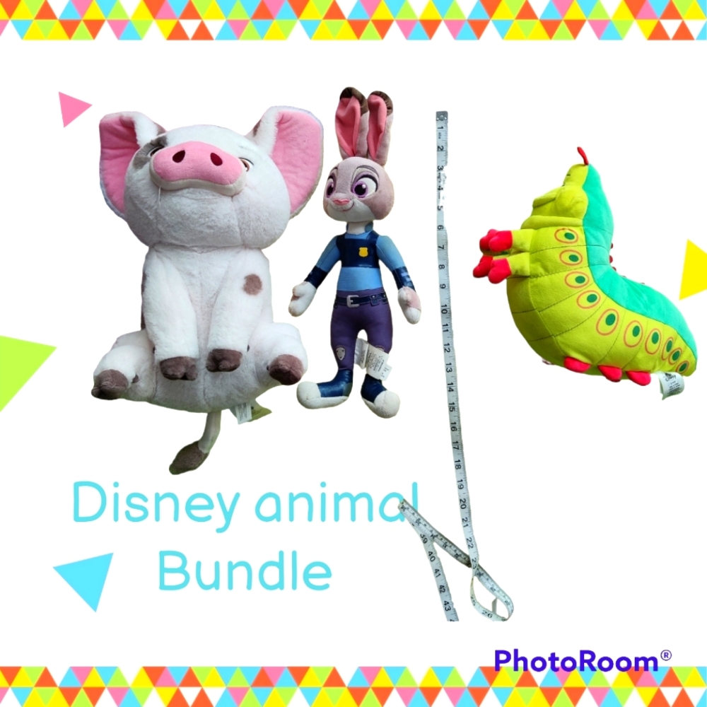 Disney Toy bundle Pua, Judy, Bugs Life, Zootopia
